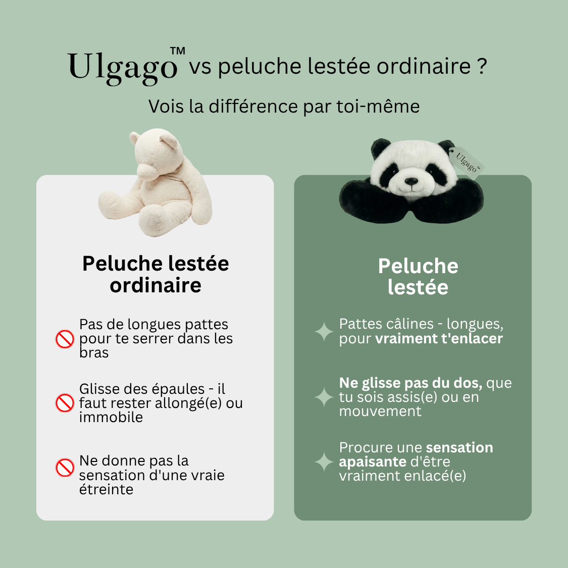 Poidsou™ – Peluche Lestée