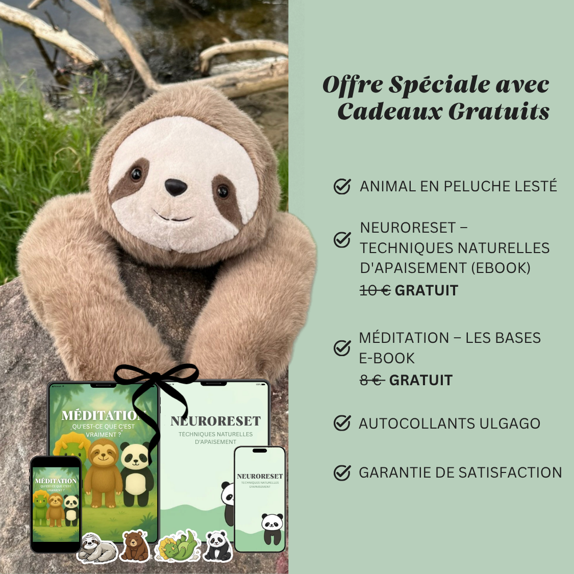 Poidsou™ – Peluche Lestée